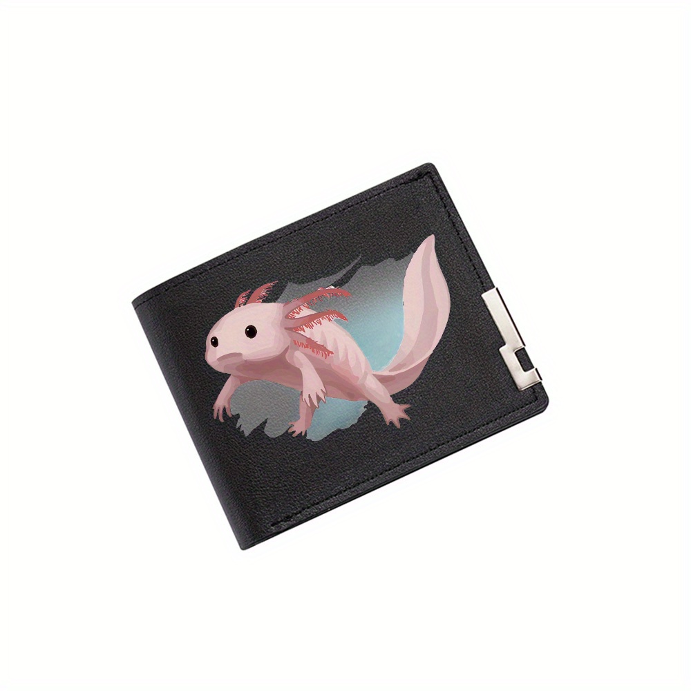 Interior Design Illustration - Rosa axolotl anfíbio ilustração água carteira
