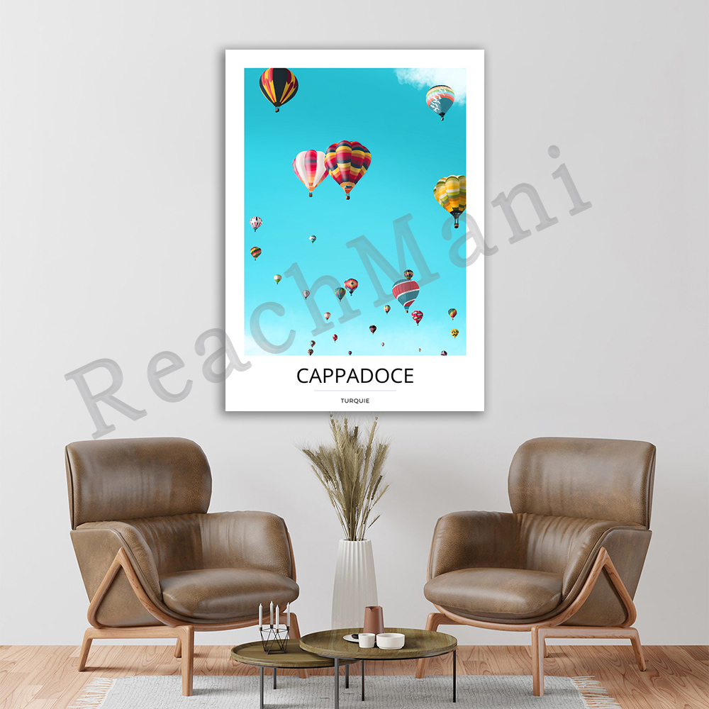 Cappadocia, impressão de pôste - Interior Design Illustration avaliação e preço