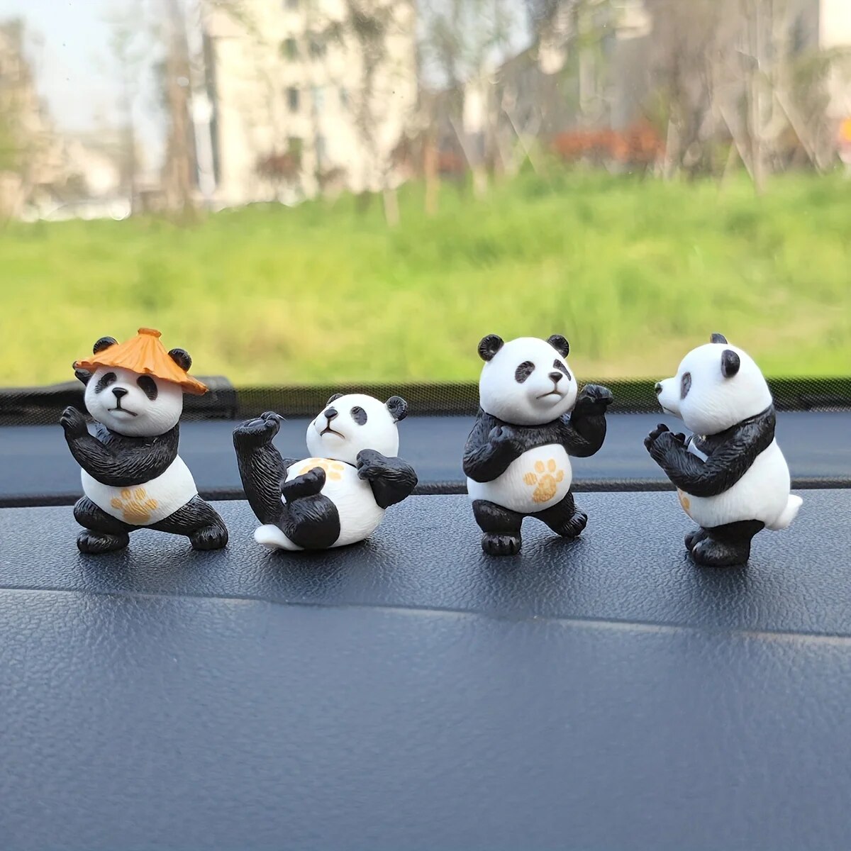 4 pçs/set Panda Design Enfeite - Interior Design Product avaliação e preço