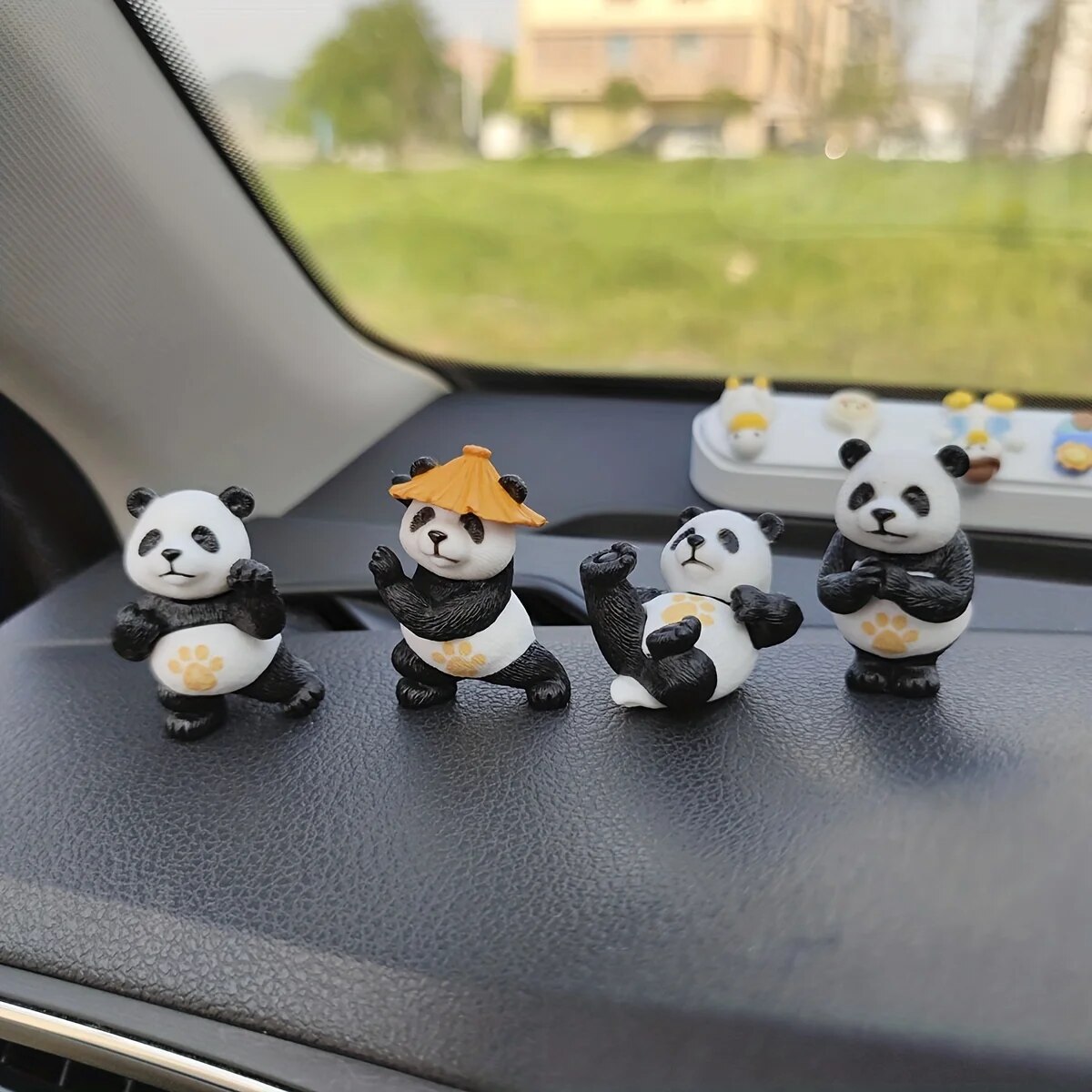 4 pçs/set Panda Design Enfeite - Interior Design Product avaliação e preço