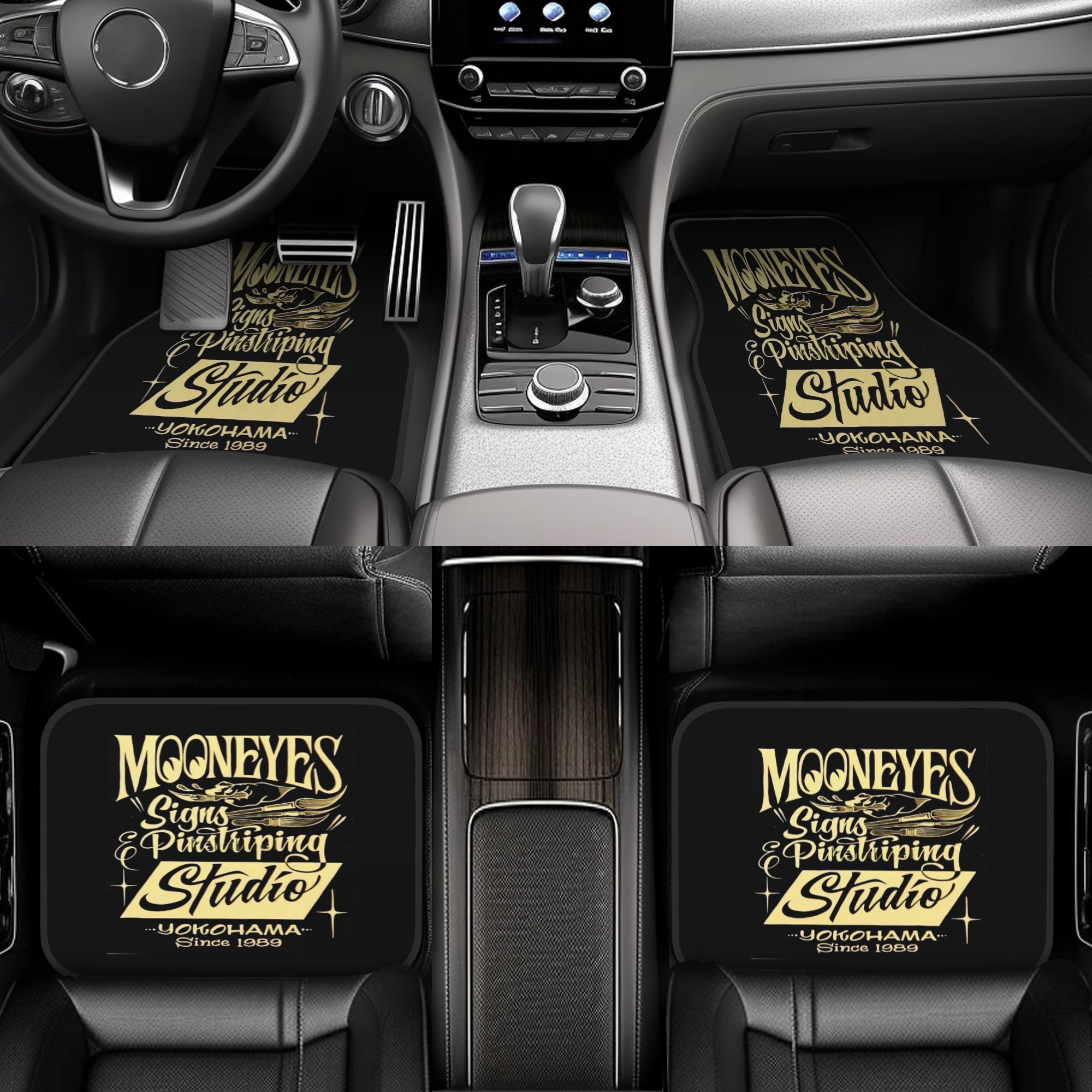 4pcs% Mooneyes Tapetes de carr - Interior Design Product avaliação e preço